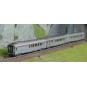 HN4444-Arnold HN4444 Set of 3 TEE coaches, Paris - Ruhr, A4Dtux / Vru / A3rtu, SNCF, N scale