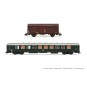 HN4446-Arnold HN4446 Unit Set, Maintenance Train, ex B10 Coach and G4 Wagon, SNCF, N Scale