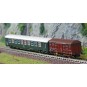 HN4446-Arnold HN4446 Unit Set, Maintenance Train, ex B10 Coach and G4 Wagon, SNCF, N Scale