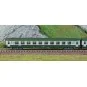 Arnold HN4449 Set of 2 DEV AO coaches, B10, green/grey livery, Noui... HN4449-Arnold HN4449 Set of 2 DEV AO coaches, B10, green/grey livery, Nouille logo, SNCF, N scale
