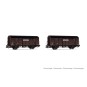 HN6571-Arnold HN6571 Set of 2 covered wagons with Kv type axles, brown livery, SNCF, Provence Express, N scale