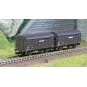 HN6571-Arnold HN6571 Set of 2 covered wagons with Kv type axles, brown livery, SNCF, Provence Express, N scale