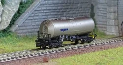 Arnold HN6606 Wagon citerne à bogies Uahs, SNCF, Algeco, échelle N Arnold HN6606 - 1