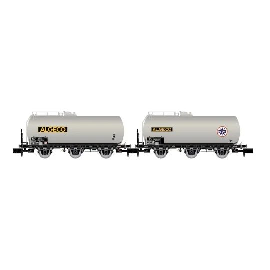 HN6607-Arnold HN6607 Set of 2 three-axle tank wagons, SNCF, Algeco, N scale