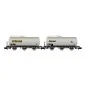 Arnold HN6607 Set of 2 three-axle tank wagons, SNCF, Algeco, N scale HN6607-Arnold HN6607 Set of 2 three-axle tank wagons, SNCF, Algeco, N scale