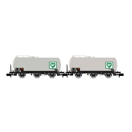 HN6608-Arnold HN6608 Set de 2 wagons citernes à 3 essieux, SNCF, TOTAL, échelle N