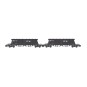 HN6615-Arnold HN6615 Set of 2 Faoos bogie hopper wagons, coal transport, SNCF, SGW / STEMI, N scale