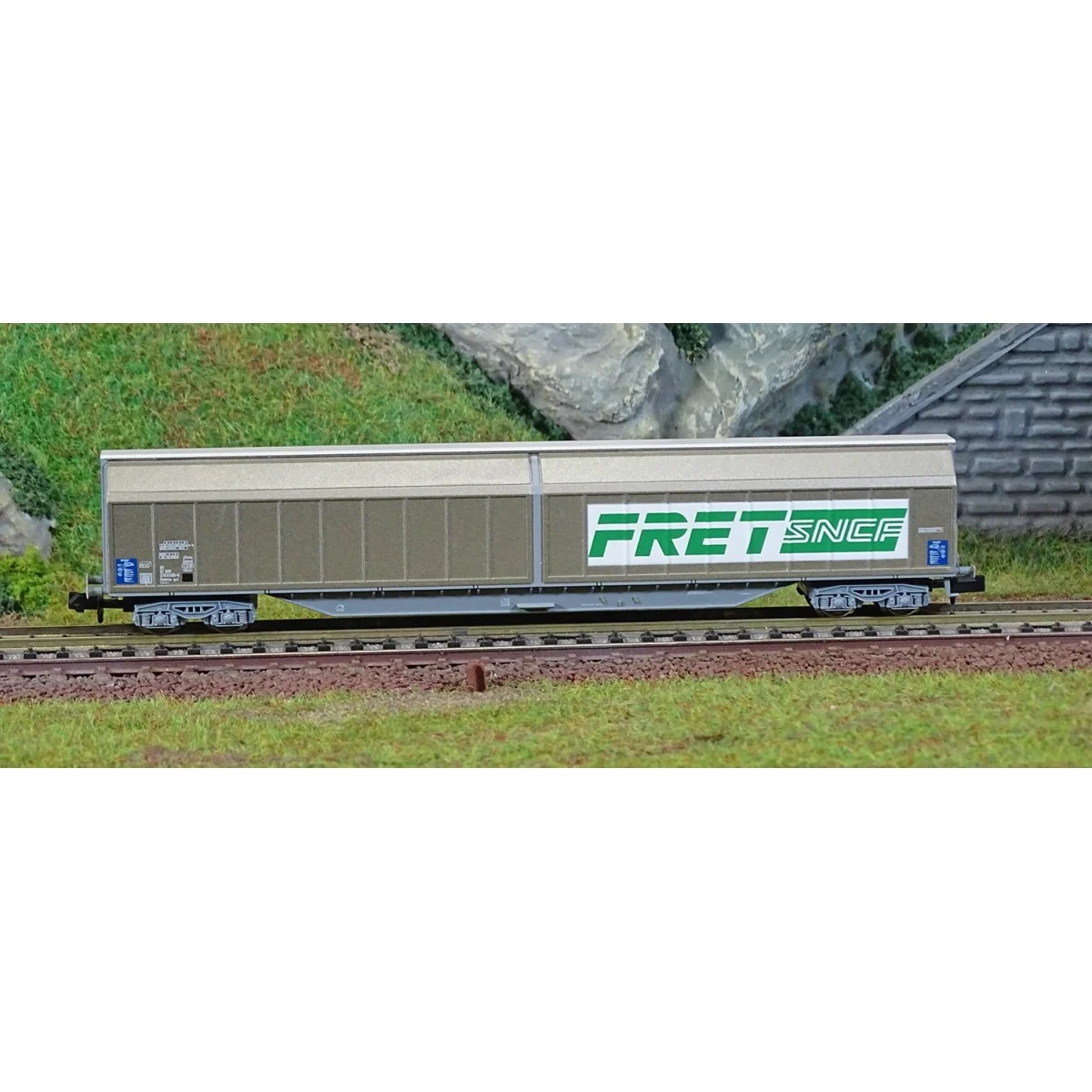 Arnold HN6636 Sliding-sided wagon with Habbins-type bogies, SNCF, F...