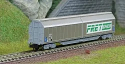 Arnold HN6636 Wagon à parois coulissantes à bogies type Habbins, SNCF, FRET, échelle N Arnold HN6636 - 1