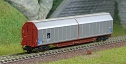 Arnold HN6637 Wagon à parois coulissantes à bogies type Habbins, F-ERSA, ERMEWA, échelle N Arnold HN6637 - 1