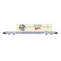 HN6649-Arnold HN6649 Sgss type bogie container wagon, F-NOVA, with 45' Geodis container, N scale