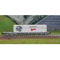 HN6649-Arnold HN6649 Sgss type bogie container wagon, F-NOVA, with 45' Geodis container, N scale