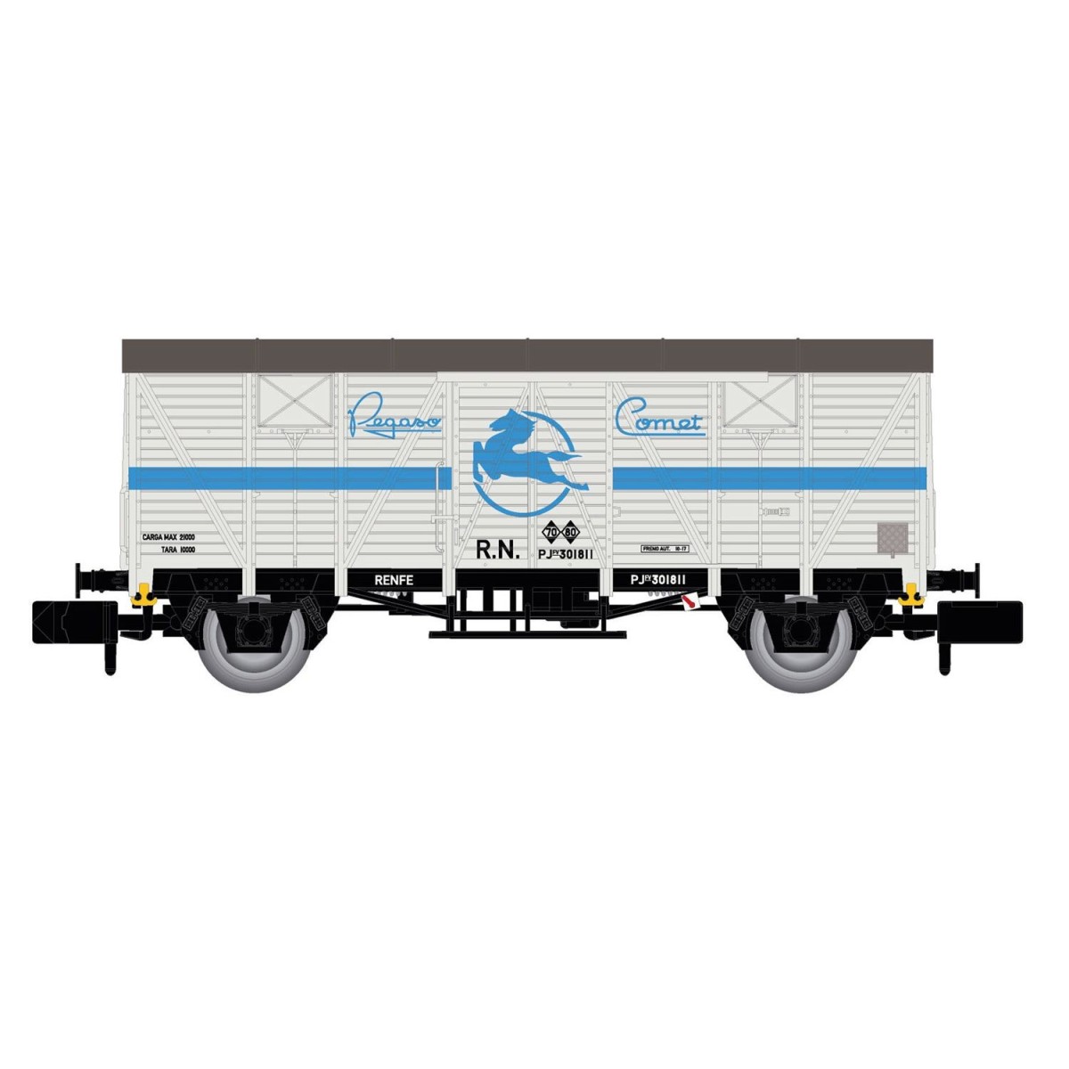Arnold HN6662 Wagon couvert à essieux J300.000, RENFE, Pegaso, échelle N Arnold HN6662 - 3
