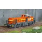 HJ2440S-Jouef HJ2440S Vossloh DE 18 diesel locomotive, COLAS Rails, orange/yellow livery, digital sound