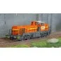 HJ2440-Jouef HJ2440 Vossloh DE 18 diesel locomotive, COLAS Rails, orange/yellow livery