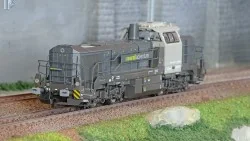 Jouef HR2921 Locomotive diesel Vossloh DE 18, RailAdventure, livrée grise Rivarossi HR2921 - 1