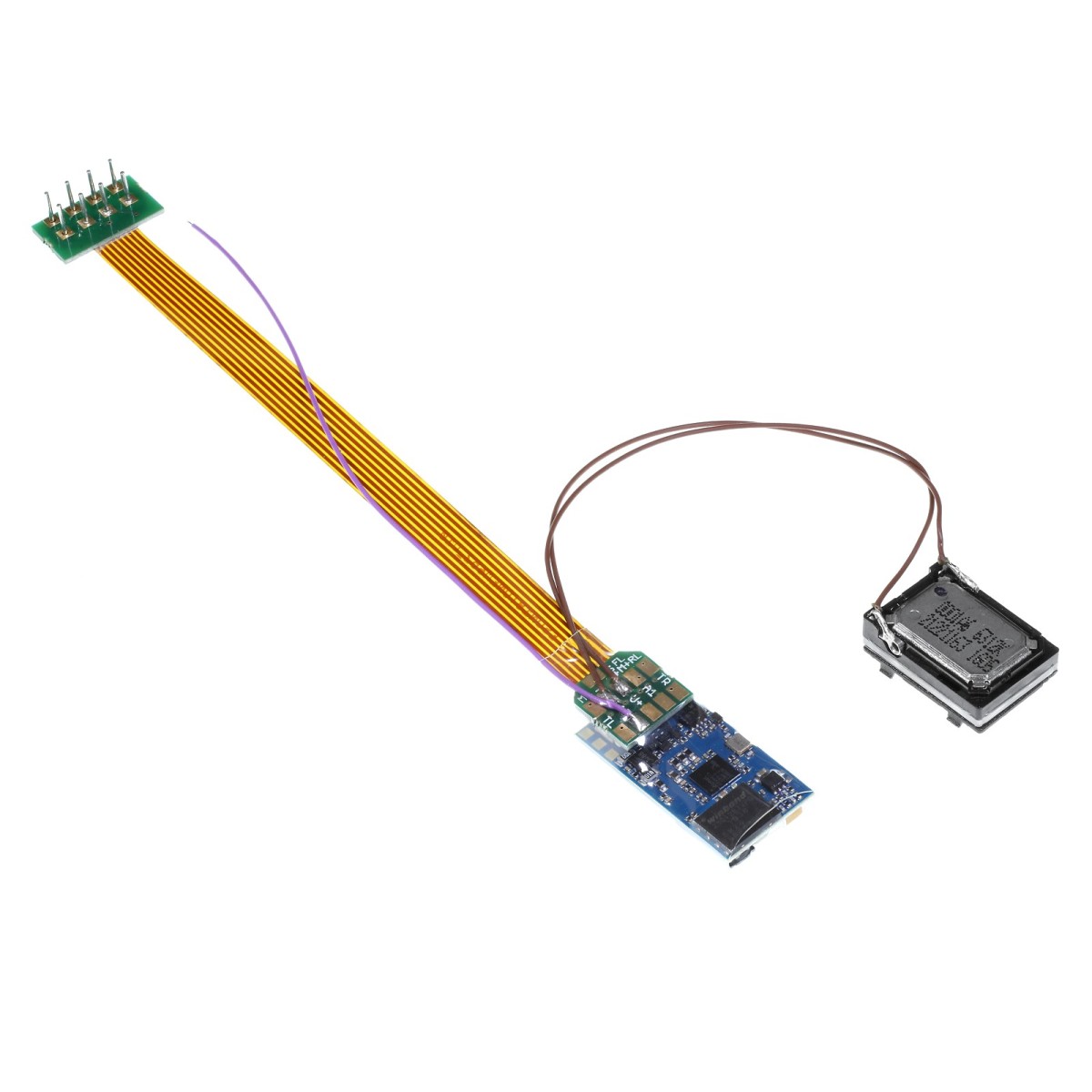 ESU 56899 Blank NEM-652 Sound Decoder, 8-pin, Loksound V4 wired mic...