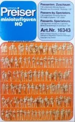 Preiser 16343 Figures, passers-by and spectators - Preiser - Preise...