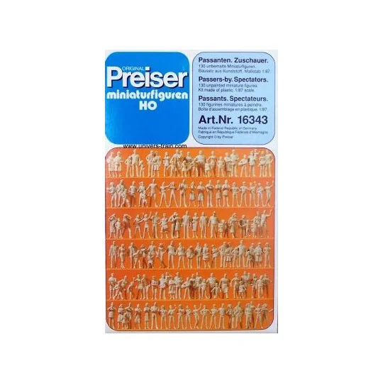 Preiser_16343-Preiser 16343 Personnages, passants et spectateurs