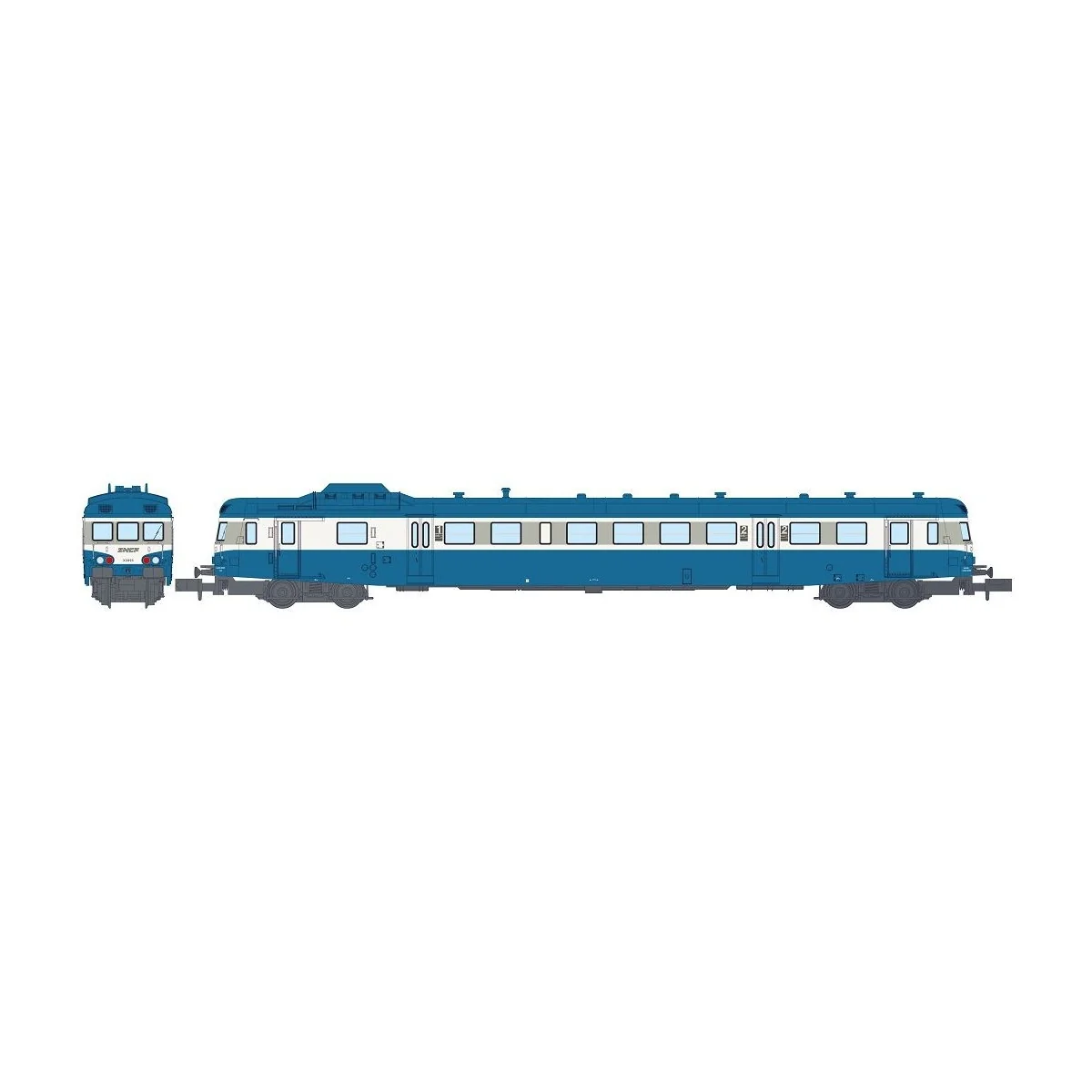 REE Modeles NW251 Railcar X-2895, Blue, Lyon-Vaise depot, N- 1/160 ...