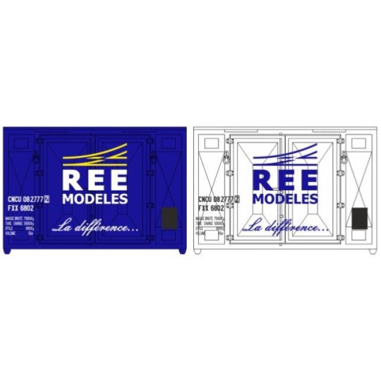 XB-062-Ree Modeles XB 062 Set of 2 Advertising Frames REE Modeles