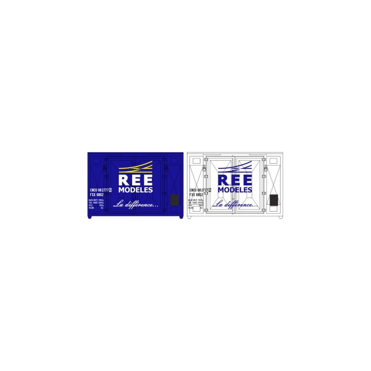 Ree Modeles XB 062 Set de 2 Cadres publicitaires REE Modeles Ree Modeles XB-062 - 1