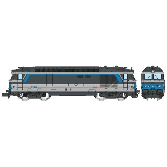 NW-327.S-REE Models NW327S BB 67373 diesel locomotive, Isabelle livery, Rennes depot, digital sound