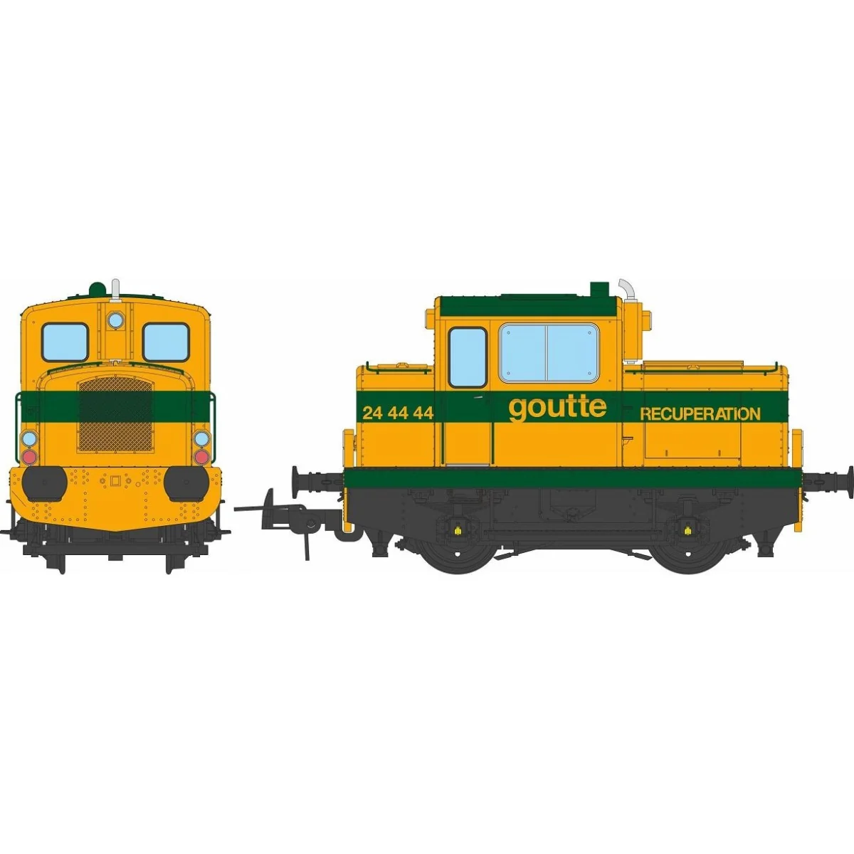 Ree Modeles MB125 Moyse 32 TDE shunting locomotive, industrial, ex-...