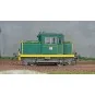 MB-219S-Ree Modeles MB219S Moyse 32 TDE Industrial Locomotive, Green with Yellow Stripes, Era IV-V, Digital Sound