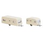 Faller_140483-Faller 140483 Maquette, Set de 2 caravanes