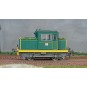 MB-219-Ree Modeles MB219 Moyse 32 TDE shunting locomotive, industrial, green with yellow stripes, era IV-V