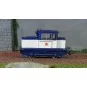 MB-220-Ree Modeles MB220 Moyse 32 TDE Industrial Shunting Locomotive, Blue and White, Transports Réunis, ep. IV-V
