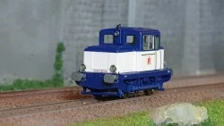Ree Modeles MB220 Locotracteur MOYSE 32 TDE, INDUSTRIEL, Bleu-Blanc, Transports Réunis, ep. IV-V Ree Modeles MB-220 - 1