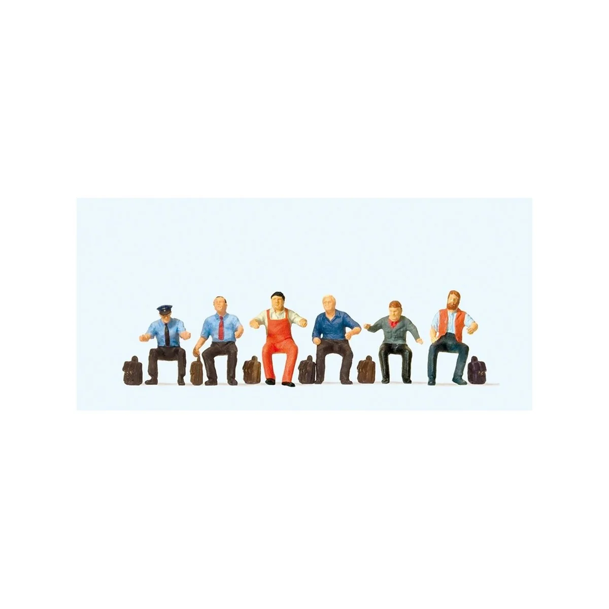 Preiser 10598 figures, Seated locomotive driver - Preiser_10598