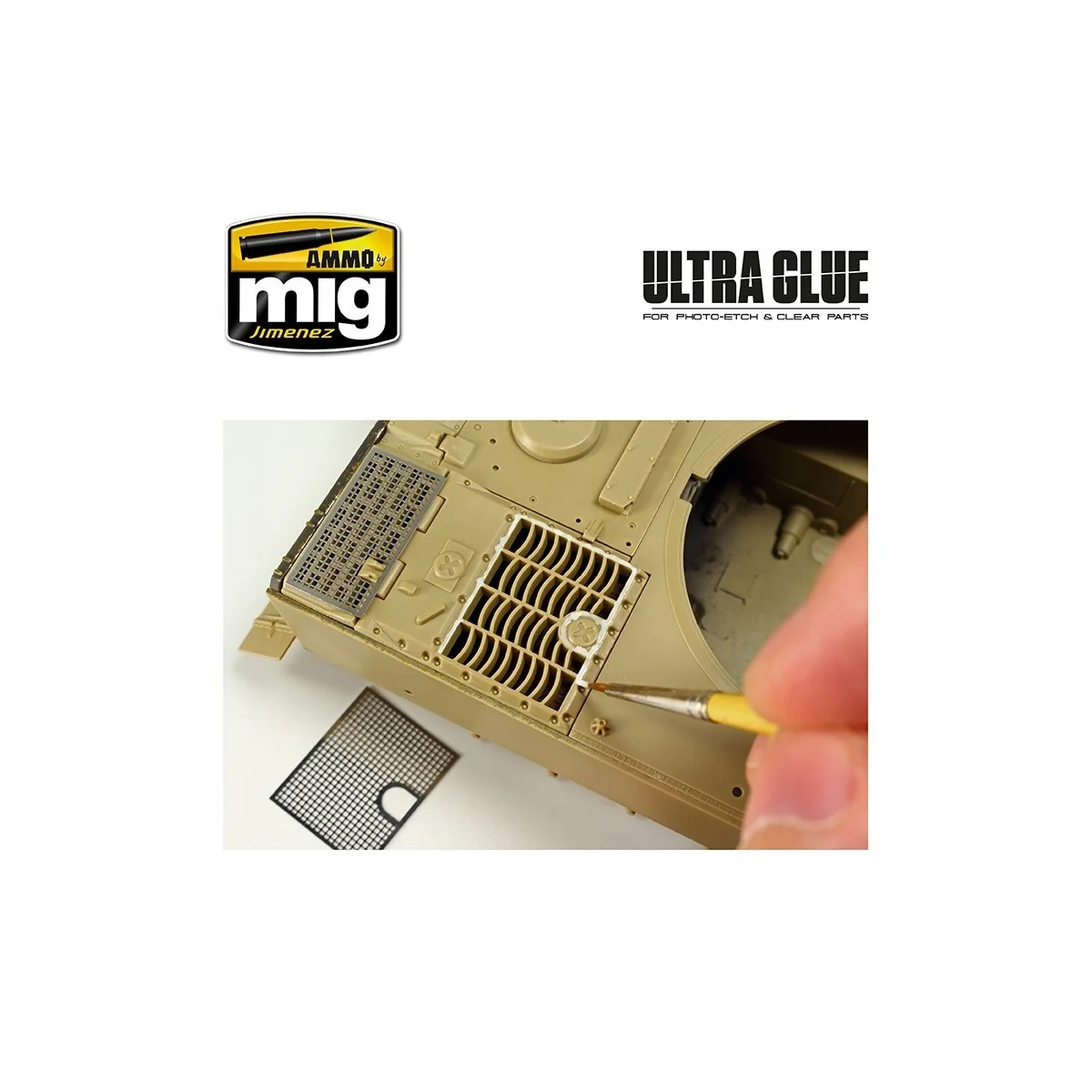 Ultra Glue for photo-etched parts, transparent pieces (40ml) Mig