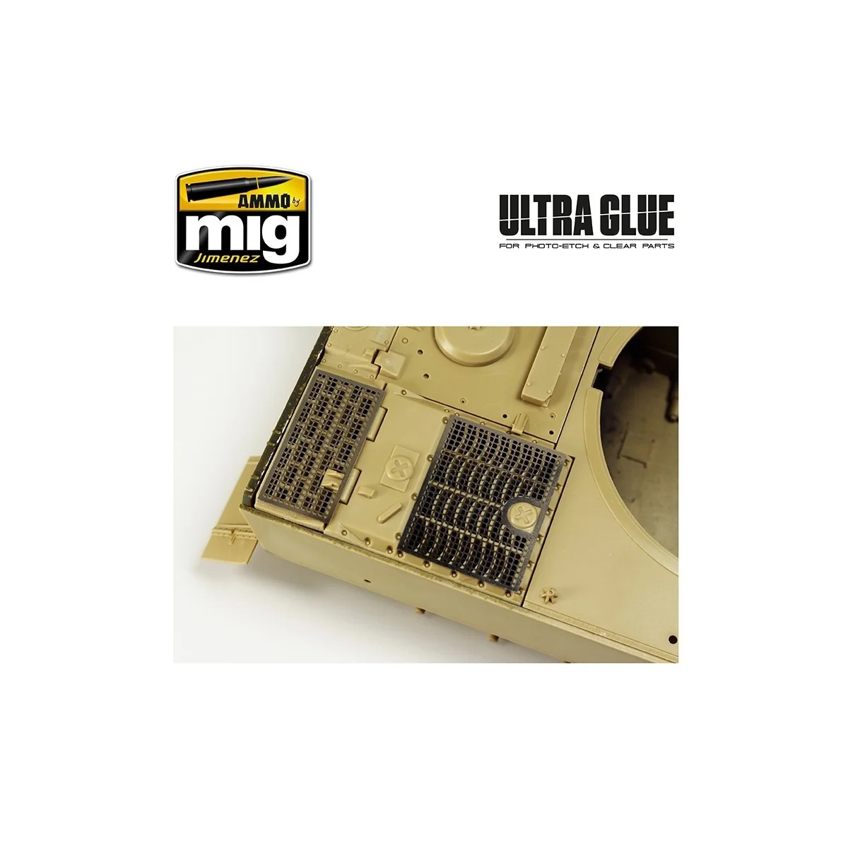 Ultra Glue for photo-etched parts, transparent pieces (40ml) Mig