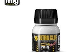 Ultra Glue for photo-etched parts, transparent pieces (40ml) Mig