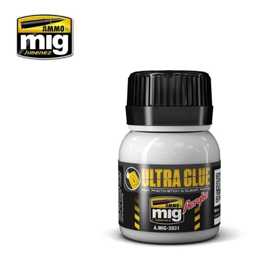 A.MIG-2031-Ultra Glue for photo-etched parts, transparent pieces (40ml) Mig