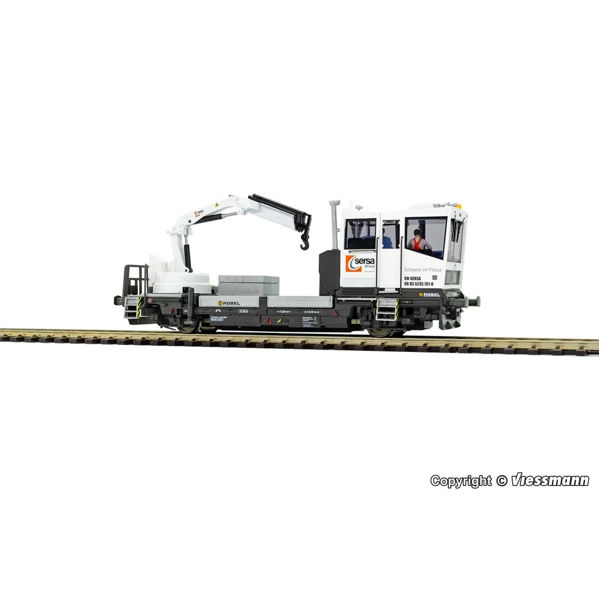 Viessmann 2630 Diesel Railcar, Robel 54.22, SERSA, with motorized c...