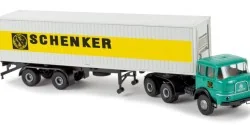 Brekina 84123 Krupp SF 380 Semi-trailer Truck, SCHENKER - Sai - Sai...