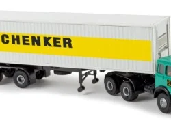 Brekina 84123 Krupp SF 380 Semi-trailer Truck, SCHENKER - Sai - Sai...