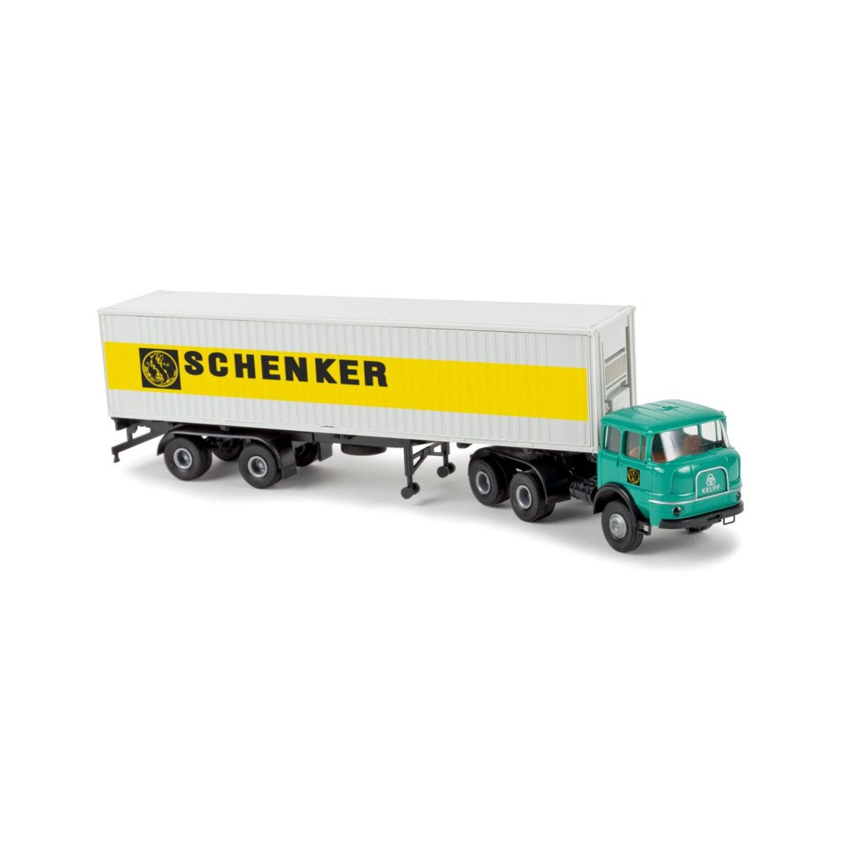 Brekina 84123 Krupp SF 380 Semi-trailer Truck, SCHENKER - Sai_84123