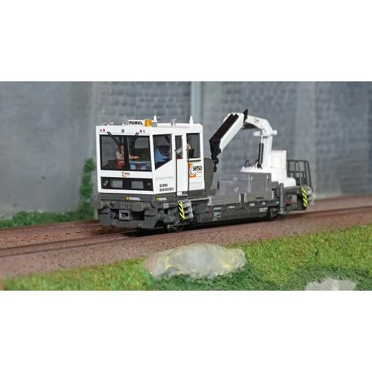 Vie_2630-Viessmann 2630 Draisine diesel, Robel 54.22, SERSA, avec grue motorisée, digital sonorisée