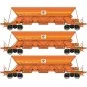 NW-271-REE Modeles NW271 Set of 3 EX hoppers, SNCF, Colas Rail, new logo, N - 1/160