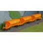 NW-271-REE Modeles NW271 Set of 3 EX hoppers, SNCF, Colas Rail, new logo, N - 1/160