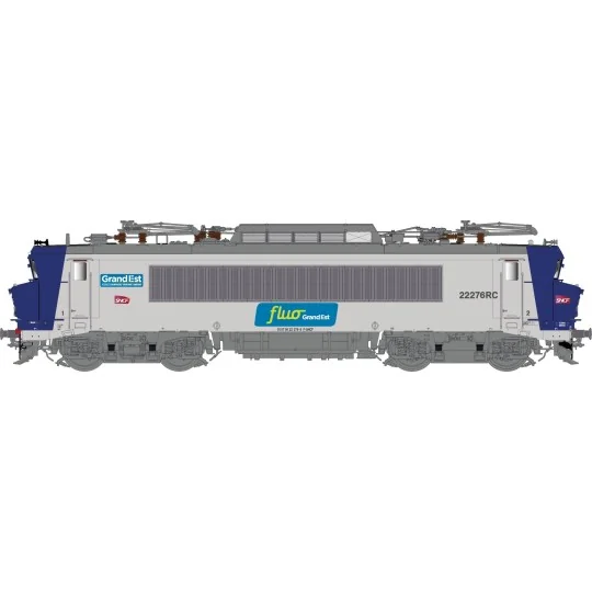 Lsm_11058S-LS Models 11058S Locomotive électrique BB 22276RC, SNCF, Fluo Grand Est, logo carmillon, Marseille, Digital sonore