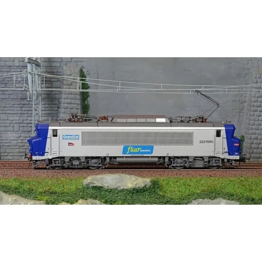 Lsm_11058S-LS Models 11058S Locomotive électrique BB 22276RC, SNCF, Fluo Grand Est, logo carmillon, Marseille, Digital sonore