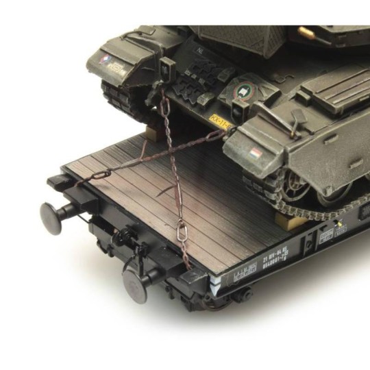 Arti_387.300-Artitec 387.300 Chocks, lashing chains for tank transporter wagon - Arti_387.300