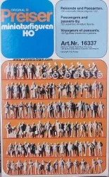 Preiser 16337 Figures, travelers and passers-by to paint - Preiser ...