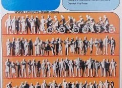 Preiser 16337 Figures, travellers and passers-by to paint